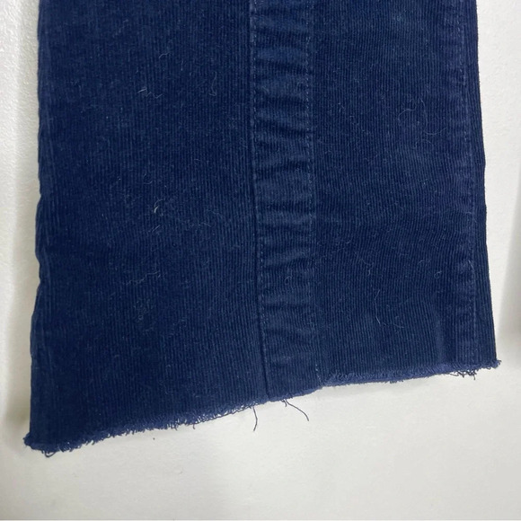 Ag Adriano Goldschmied The Panelled Quinne Crop High Rise Kick Flare Corduroy 27 - Picture 7 of 9